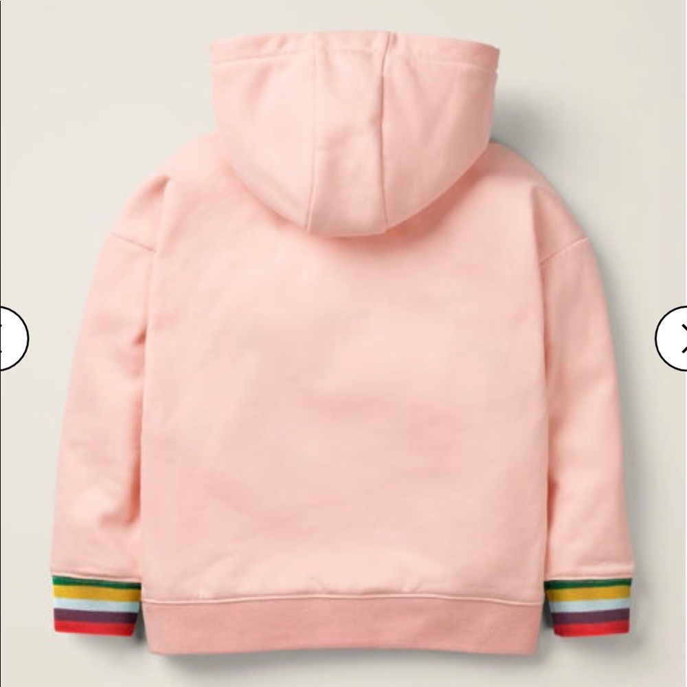 SOLD NWT Mini Boden Cosy Sparkle Hoodie 8-9Y - Picture 3 of 4
